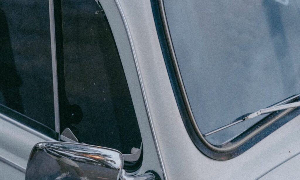 Clear, undamaged windshield giving a Cincinnati driver a safe view of the road